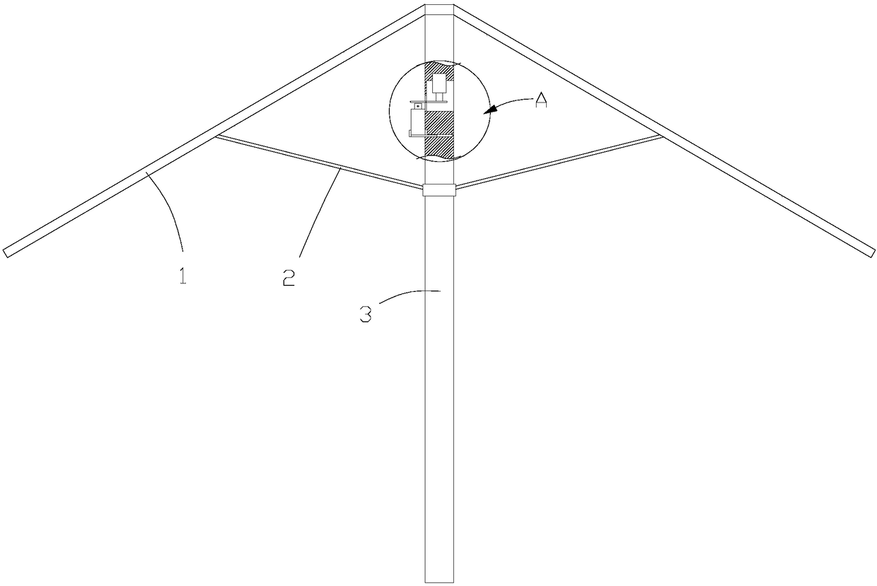 Sunproof mist spraying and cooling device