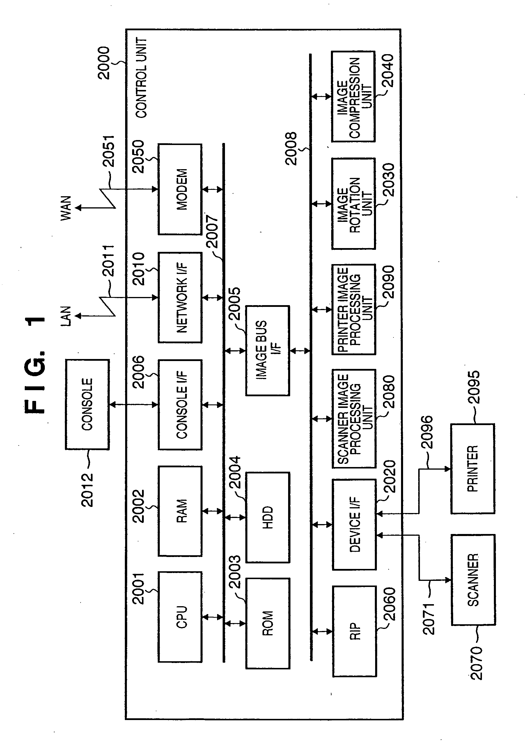 Image outputting apparatus, and archive system including that image outputting apparatus and its control method