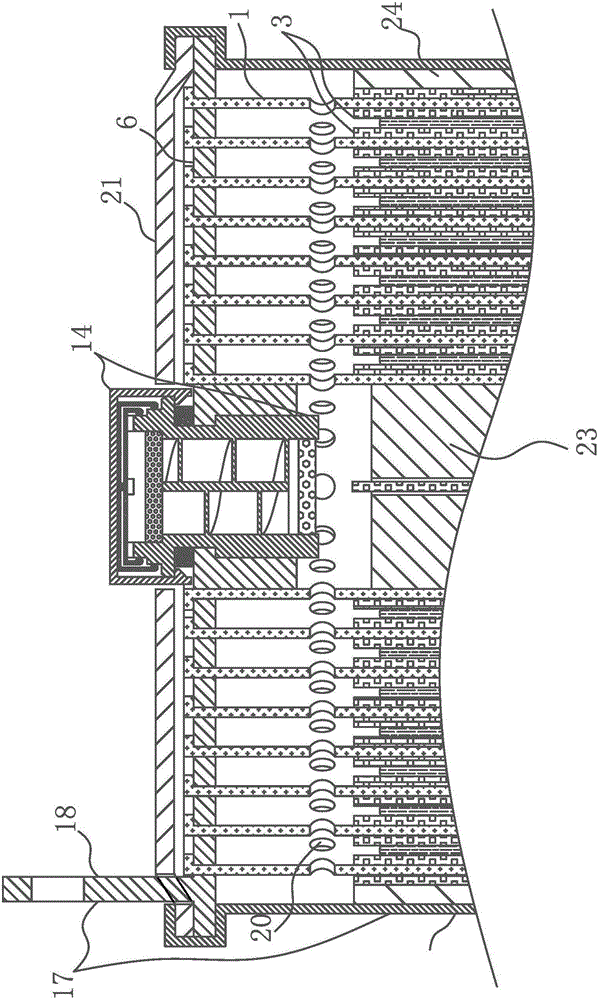 Continuous tab double-diaphragm safety valve wound lead-acid battery