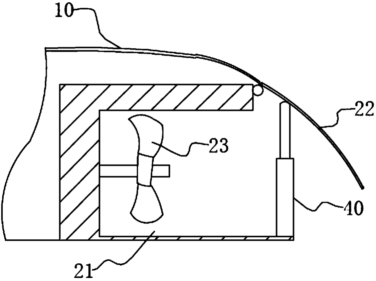 Wind power generation automobile