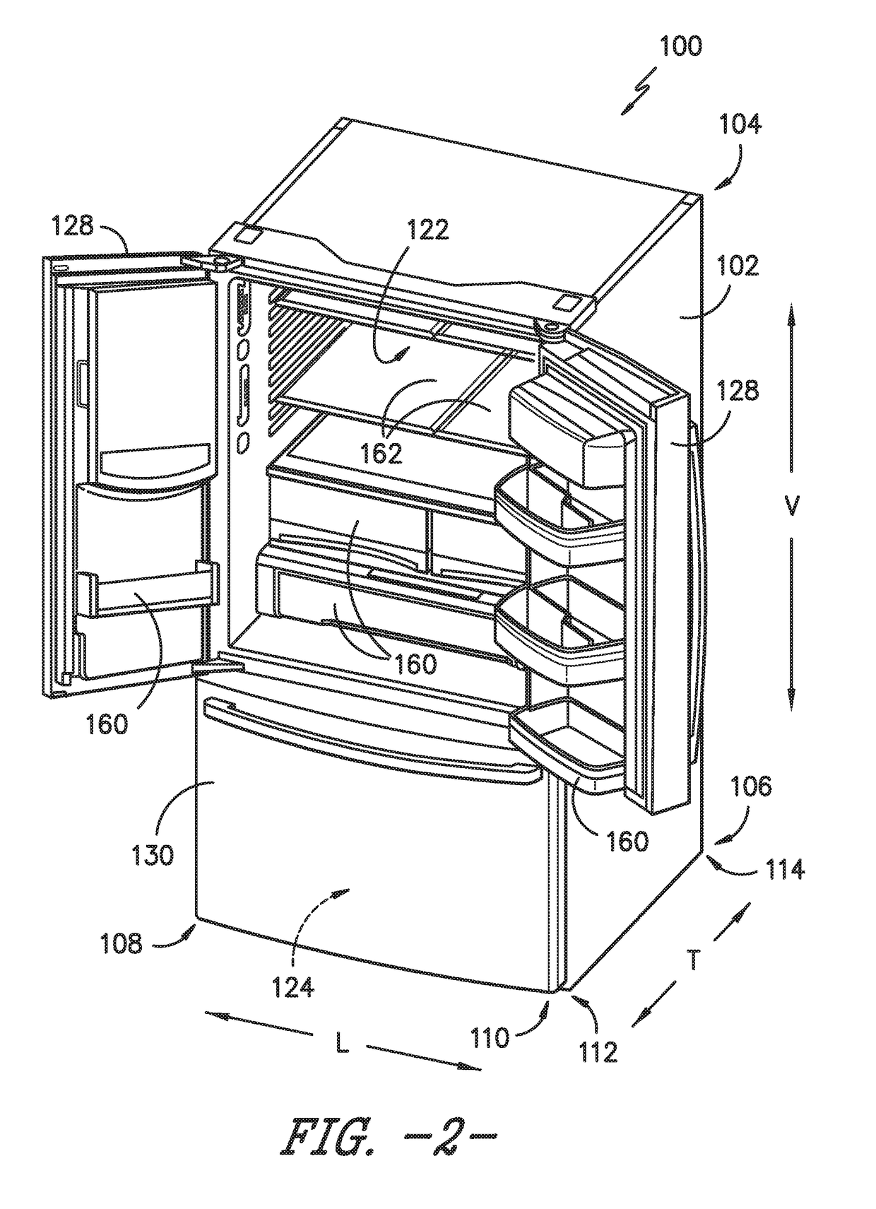 Insulated and Charged To-Go Bins for a Refrigerator Appliance