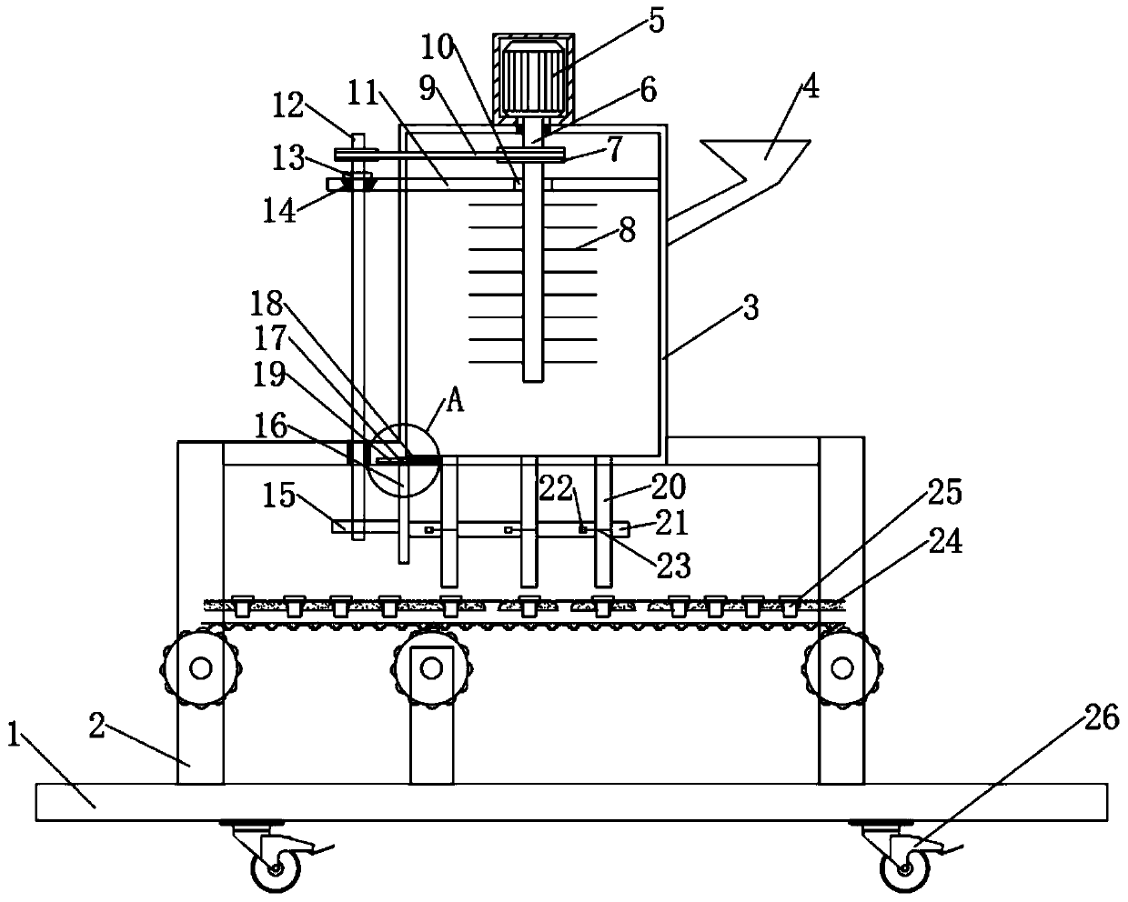 Automatic distributing equipment