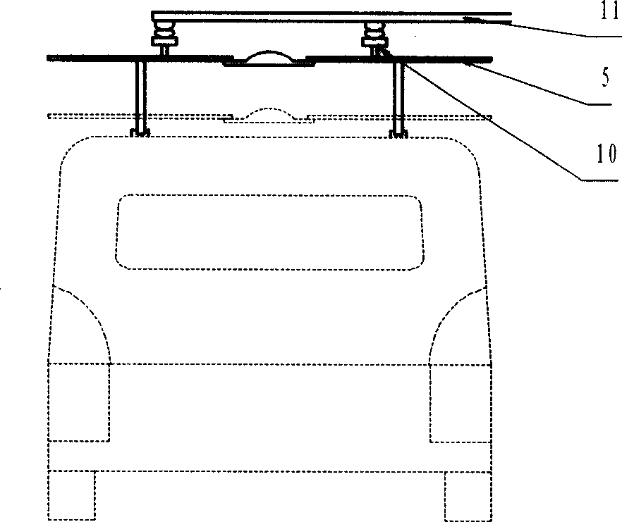 Super electric capacity quick-charging type bus