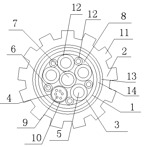 Photoelectric composite cable