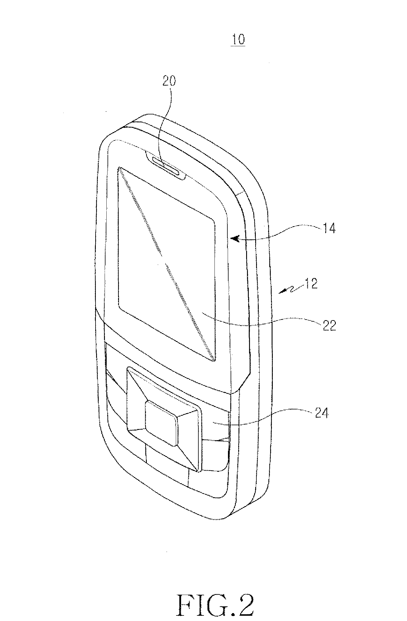 Keypad assembly for portable terminal