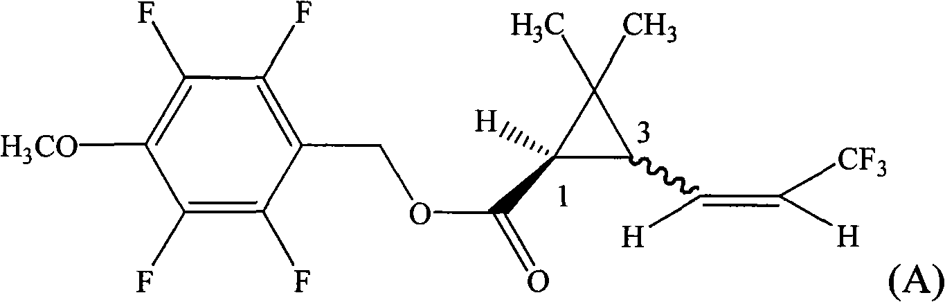 New pyrethroid compound and preparation method and application