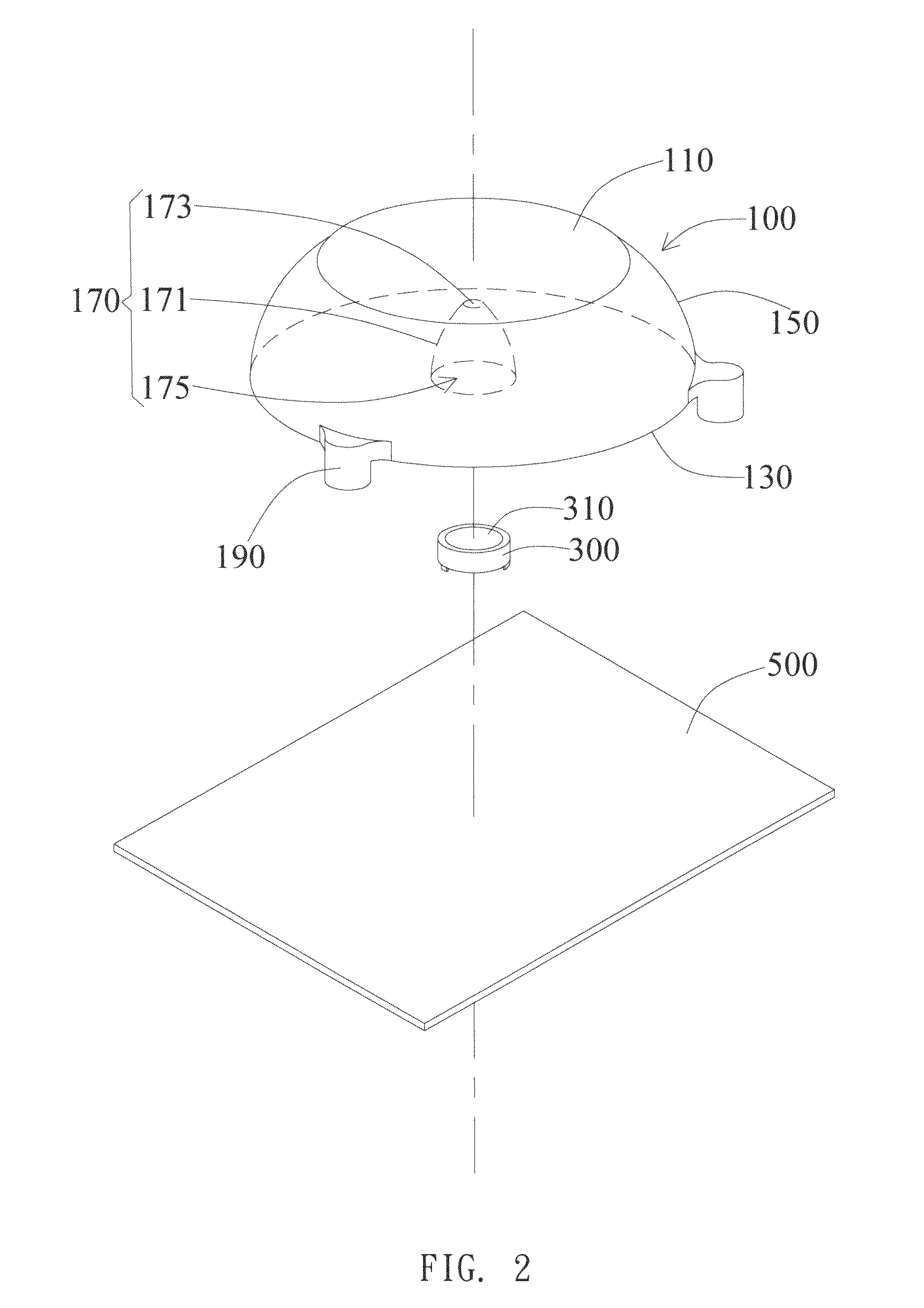 Light Source Device with Outer Lens and Light Source System Using the Same