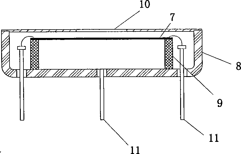 Ultraviolet electricity scaling hot-dispelling electric detector