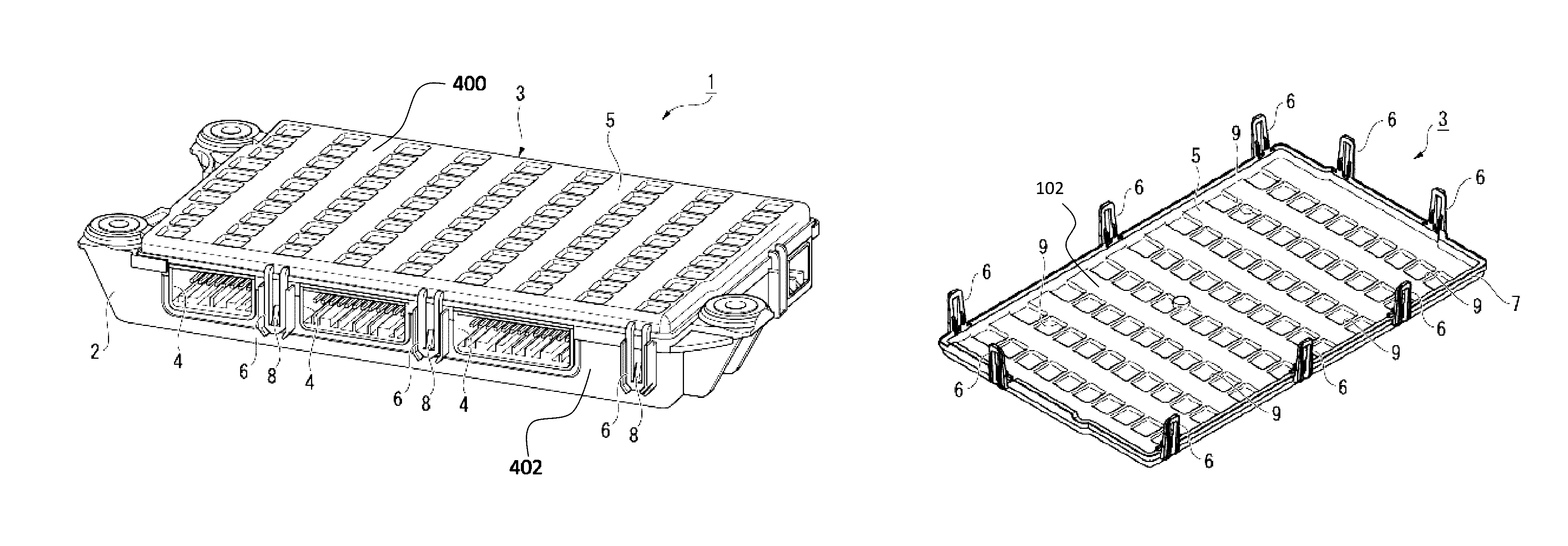 Resin casing