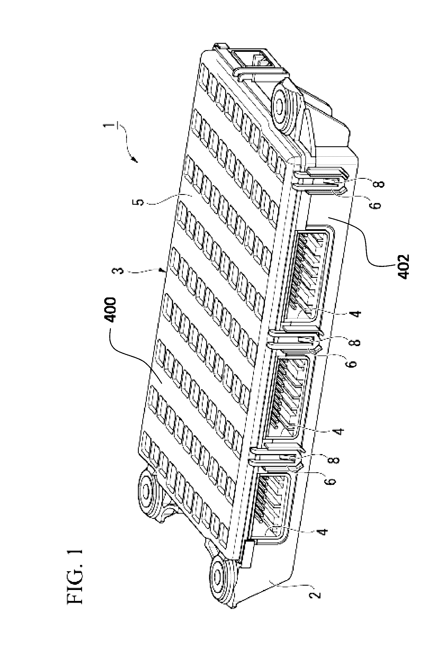 Resin casing