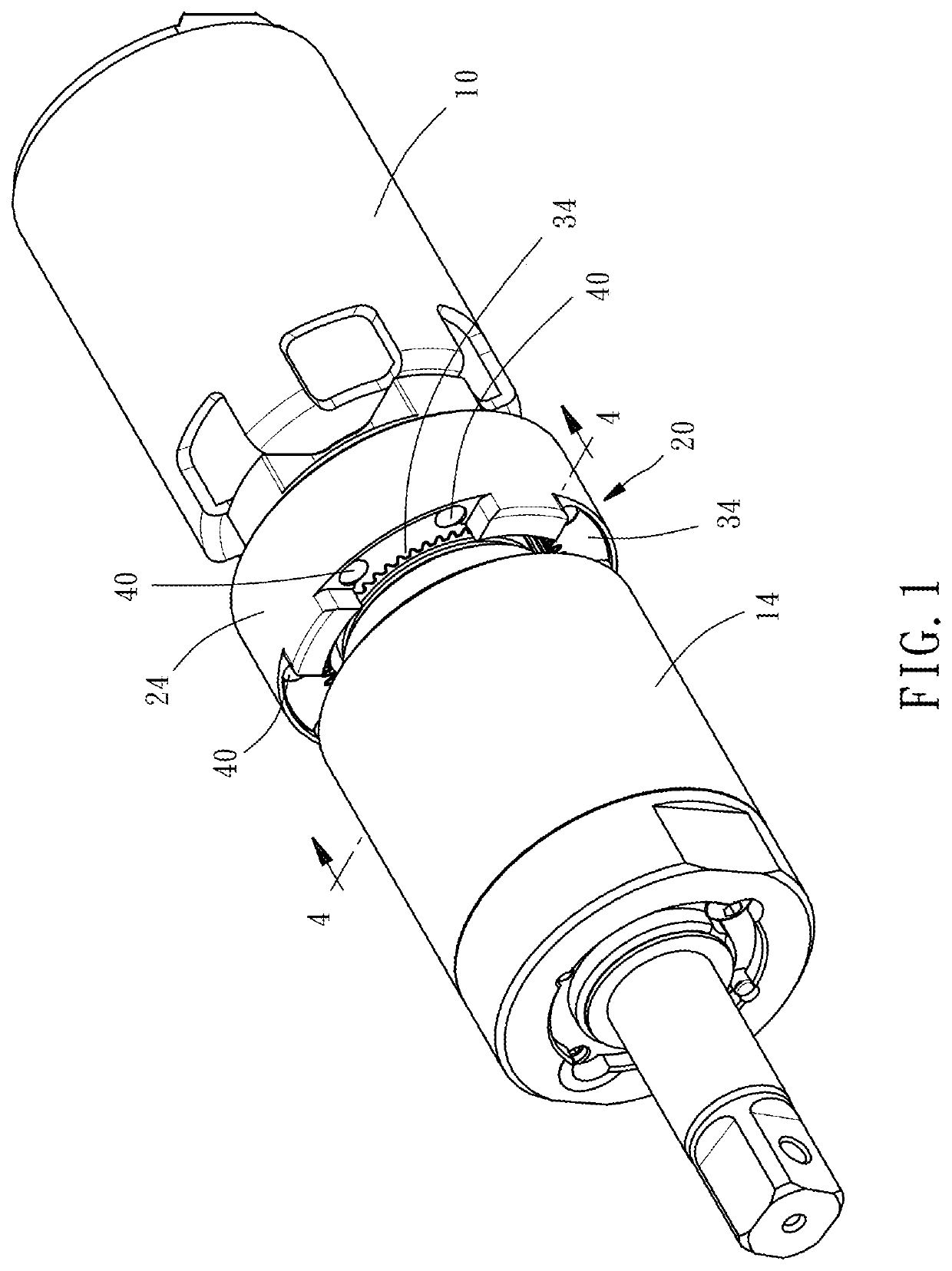 Buffer gear set for power tool