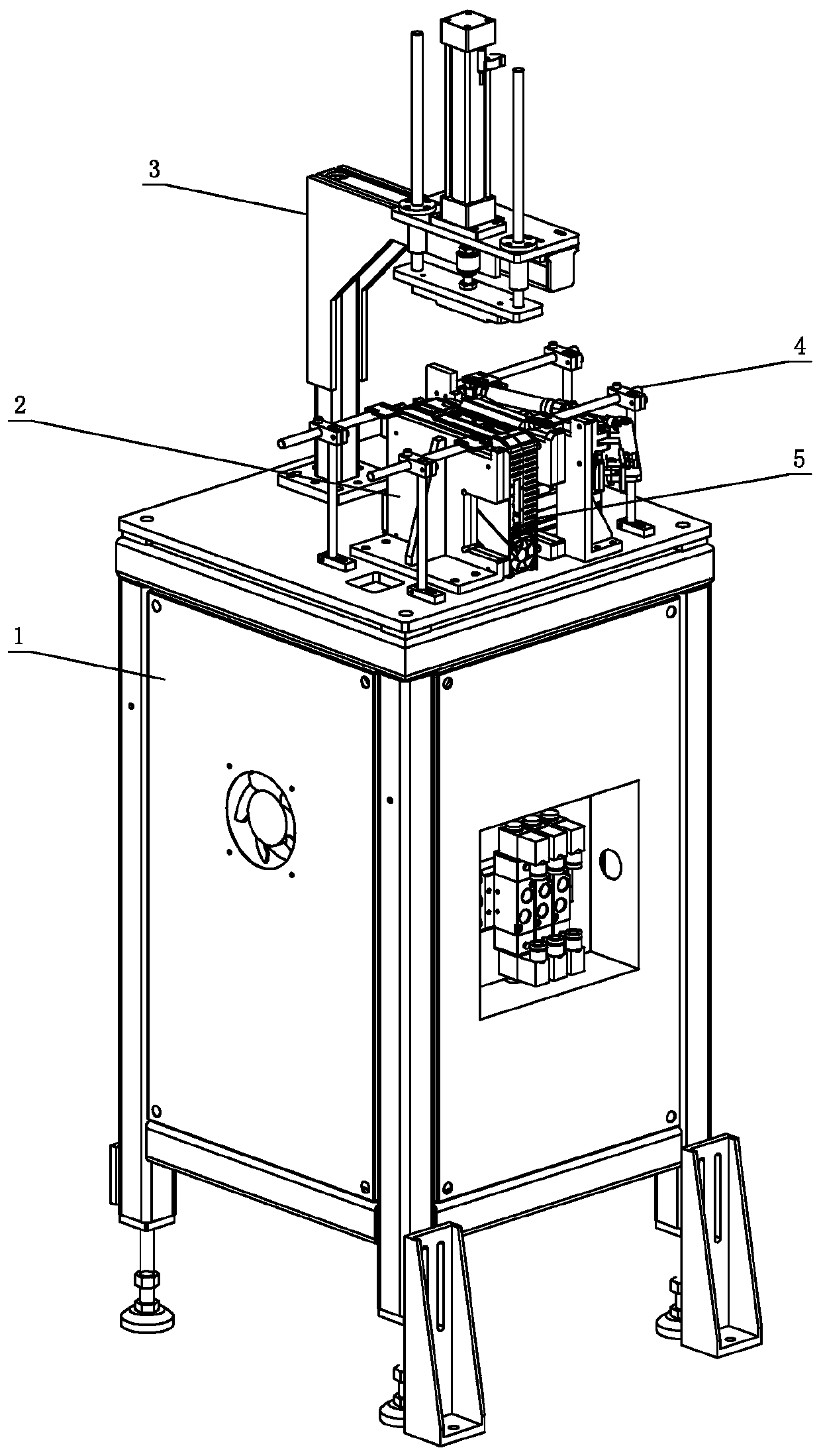 Top cover plastic case pressing equipment for assembling the driver