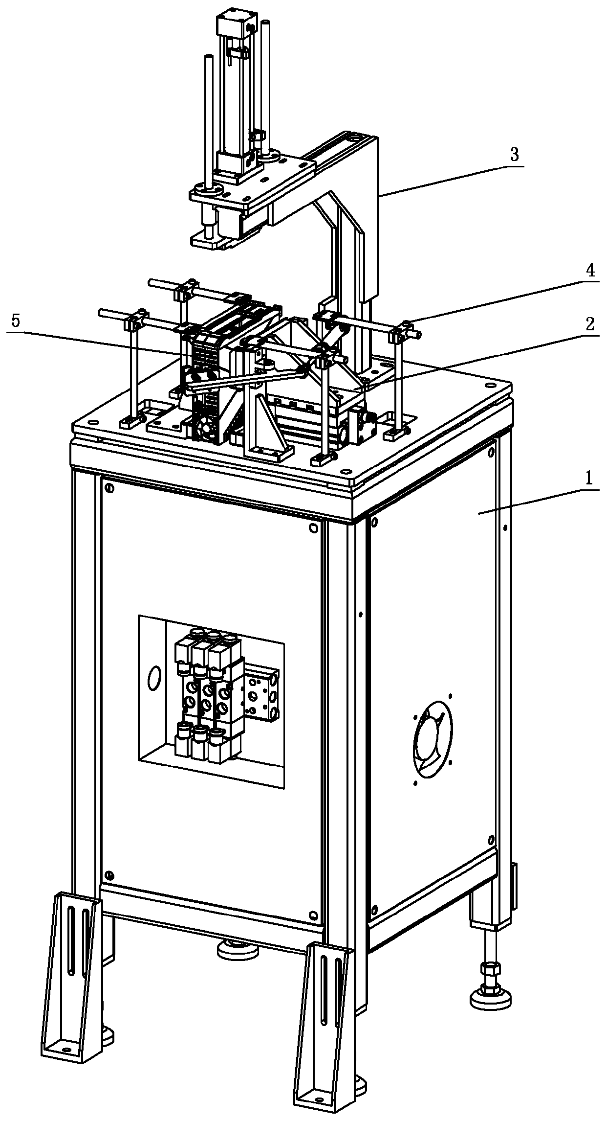 Top cover plastic case pressing equipment for assembling the driver