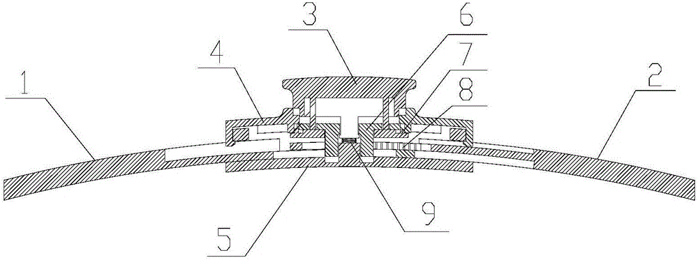 Bandage locking mechanism