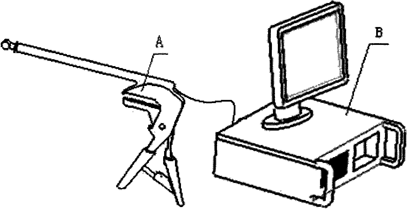 Rapid measurement device of speed of automobile engine