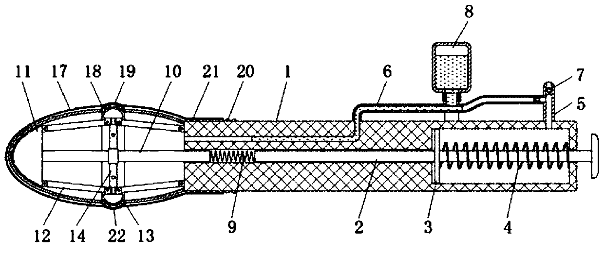 Cleaning device for urinary anorectal surgical nursing