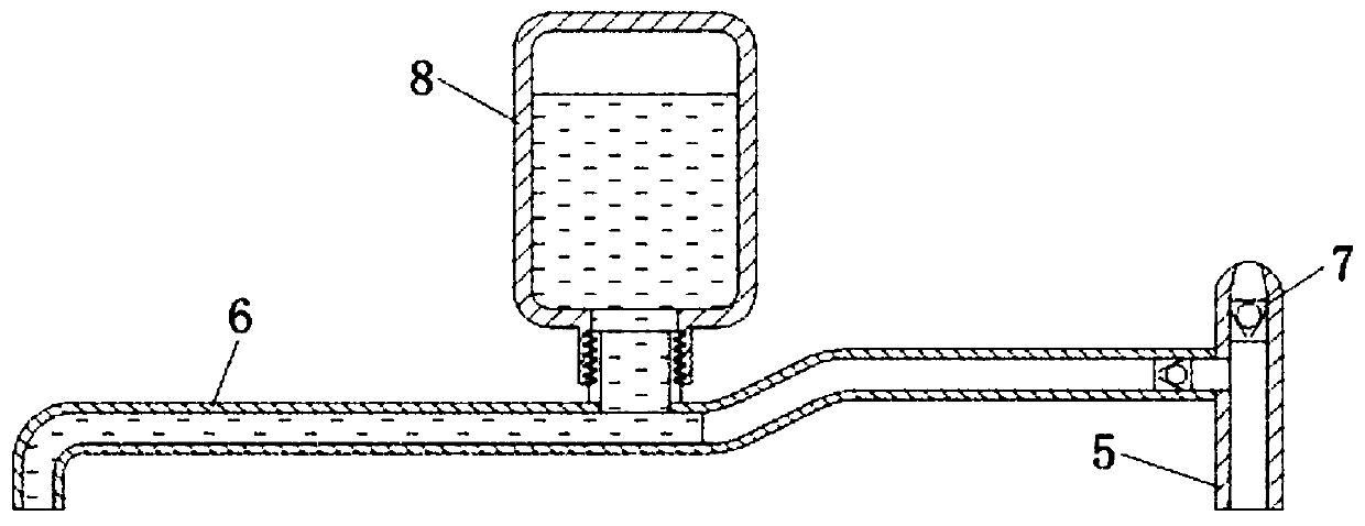 Cleaning device for urinary anorectal surgical nursing