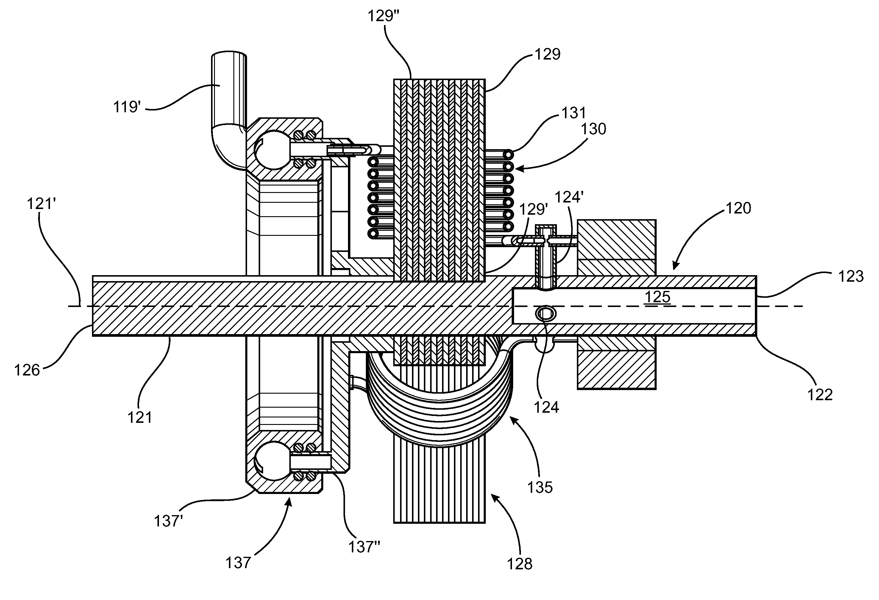 Self cooling motor system