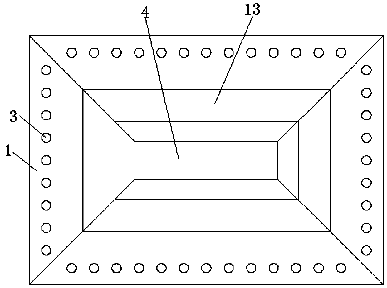 Battery box side wall, assembled combined battery box and expandable battery box group