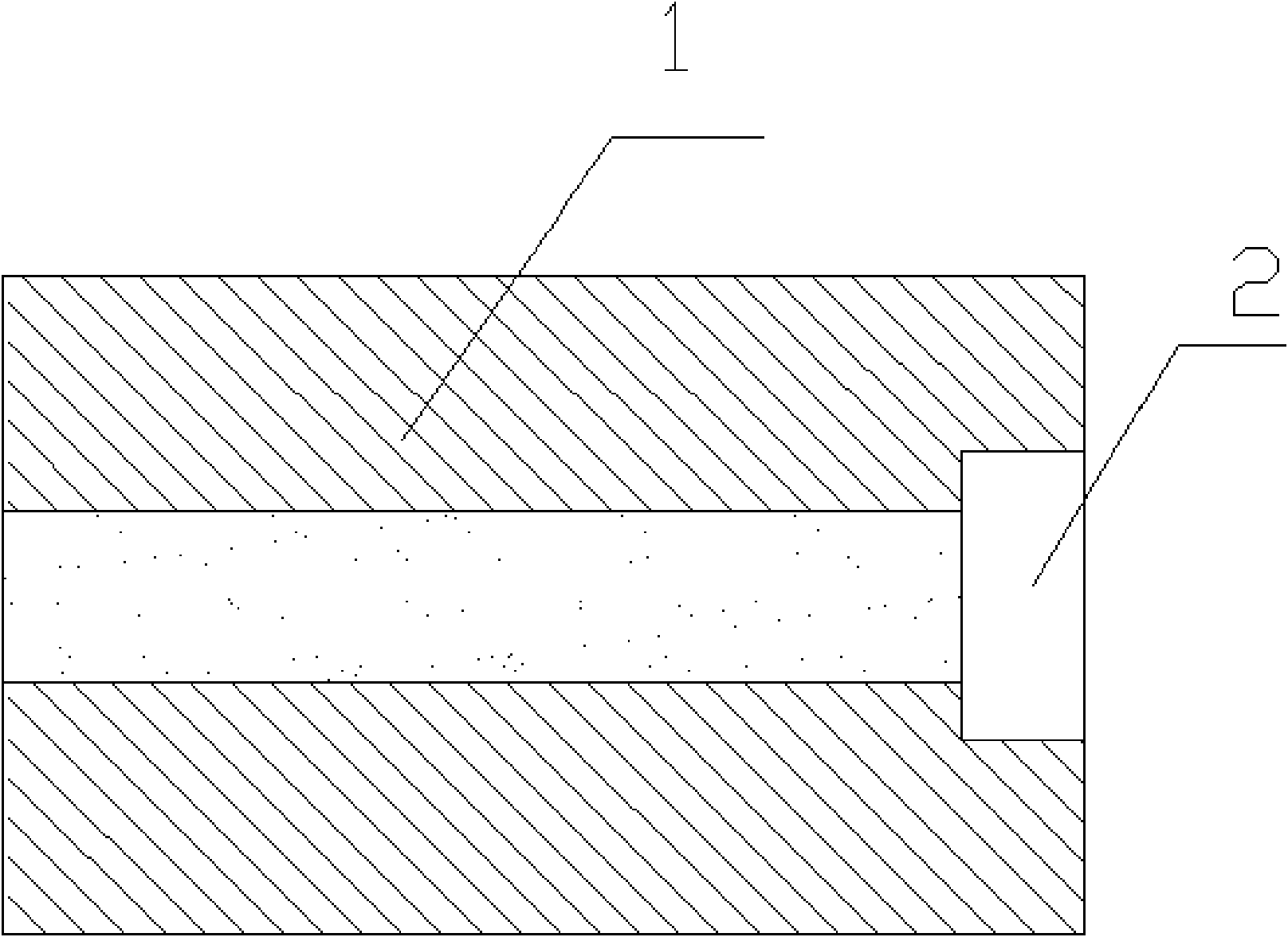 Fiberguide grating sensor and manufacturing method thereof