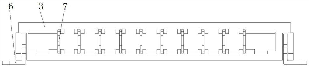 A horizontal board-to-board connector with simultaneous conduction on both sides