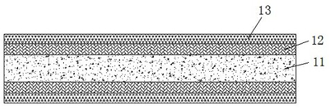 A high-strength anti-deformation flame-retardant wood board