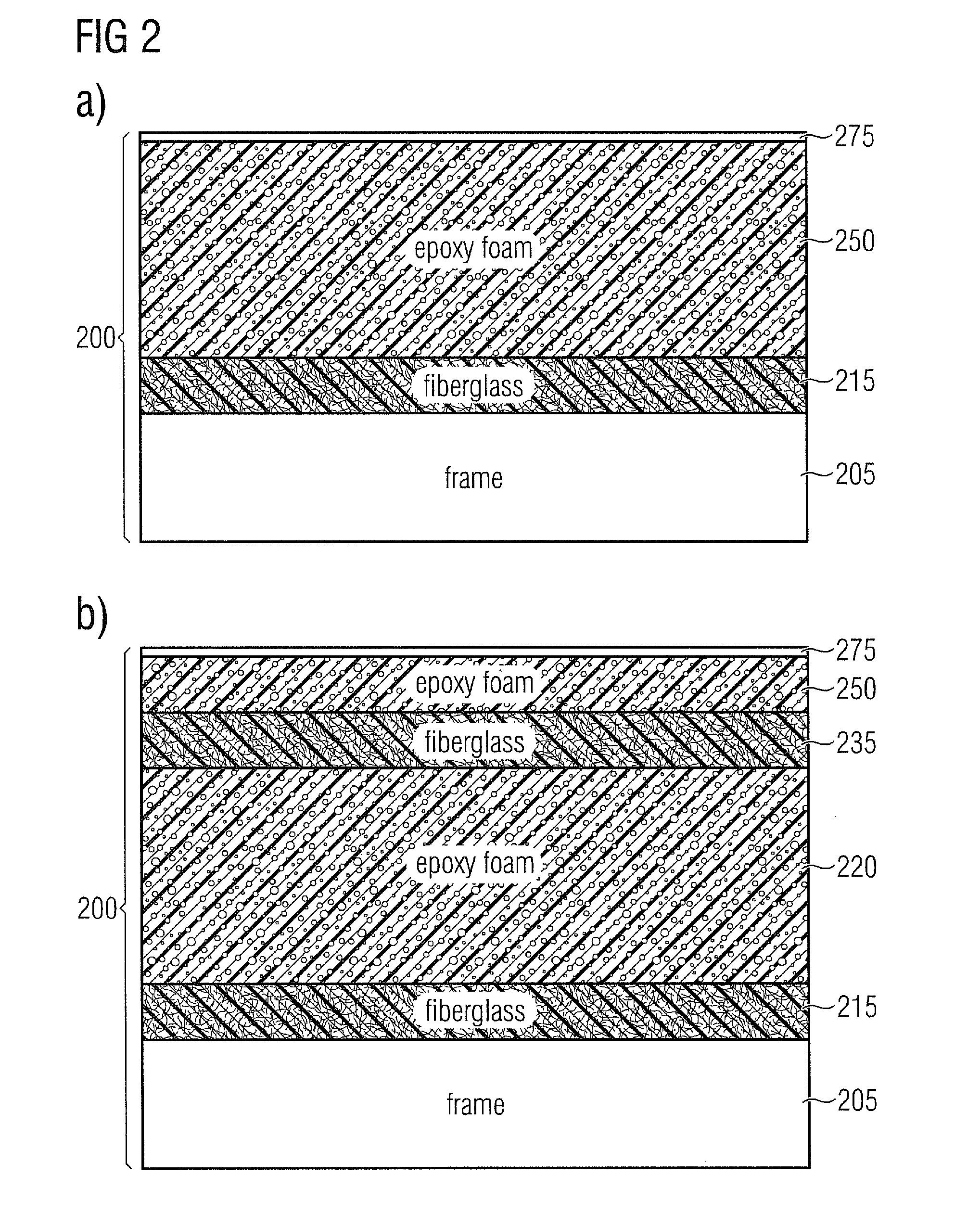 Negative mold comprising predefined foam blocks for casting a component and method for producing the negative mold