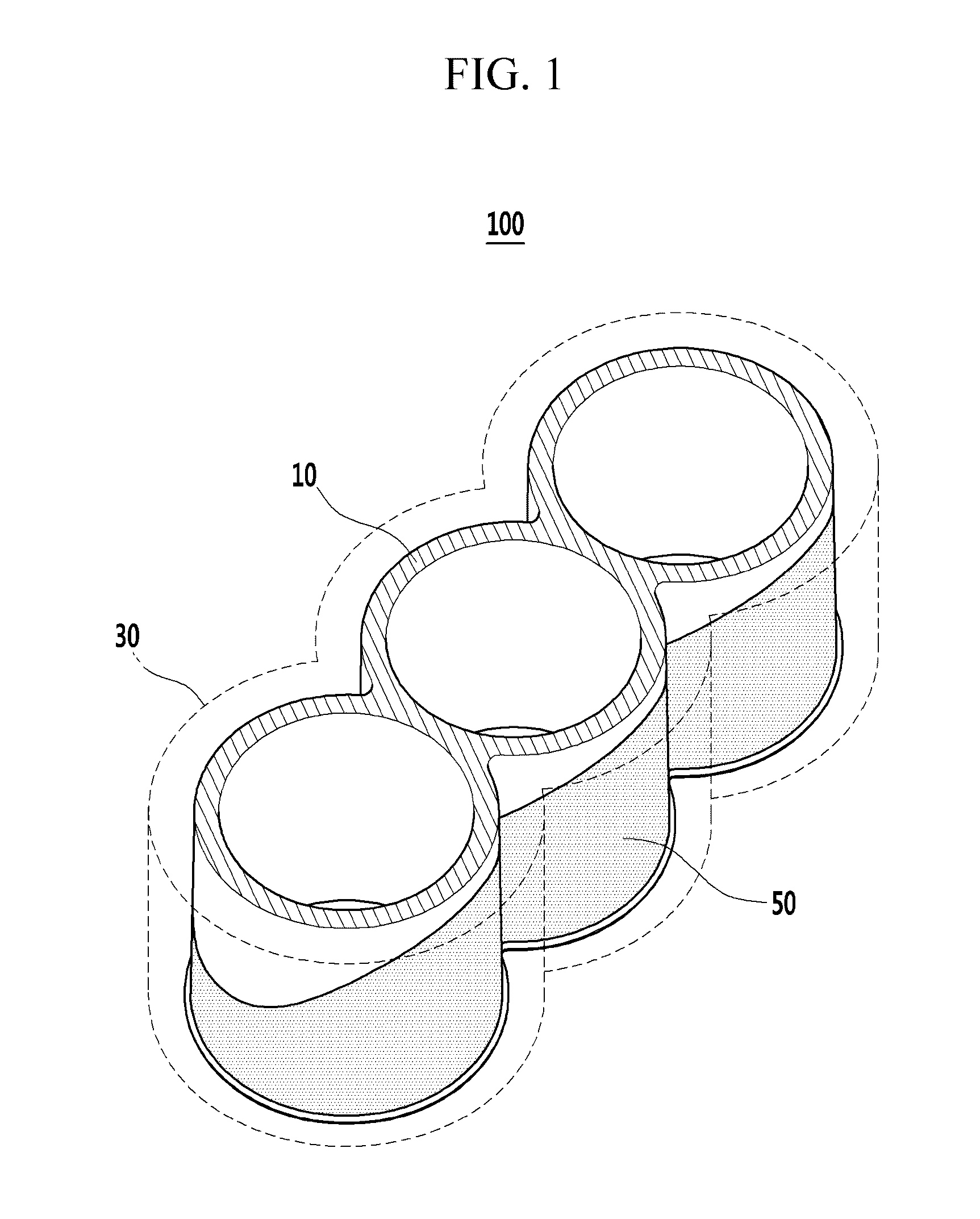 Cylinder block for engine of vehicle