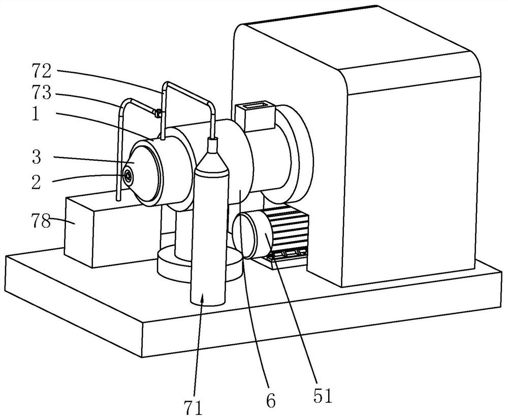 Rubber tube extrusion device and method