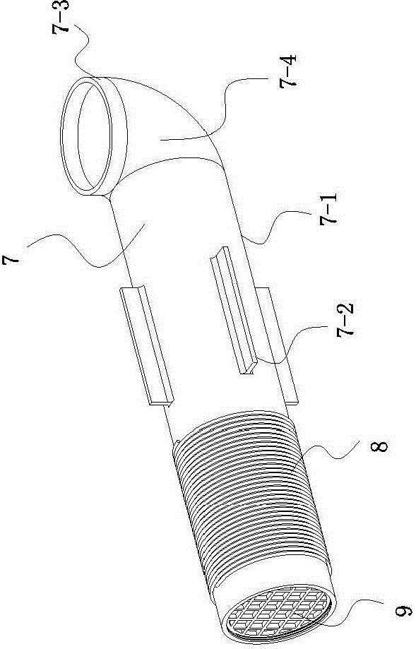 Washing powder dissolving device