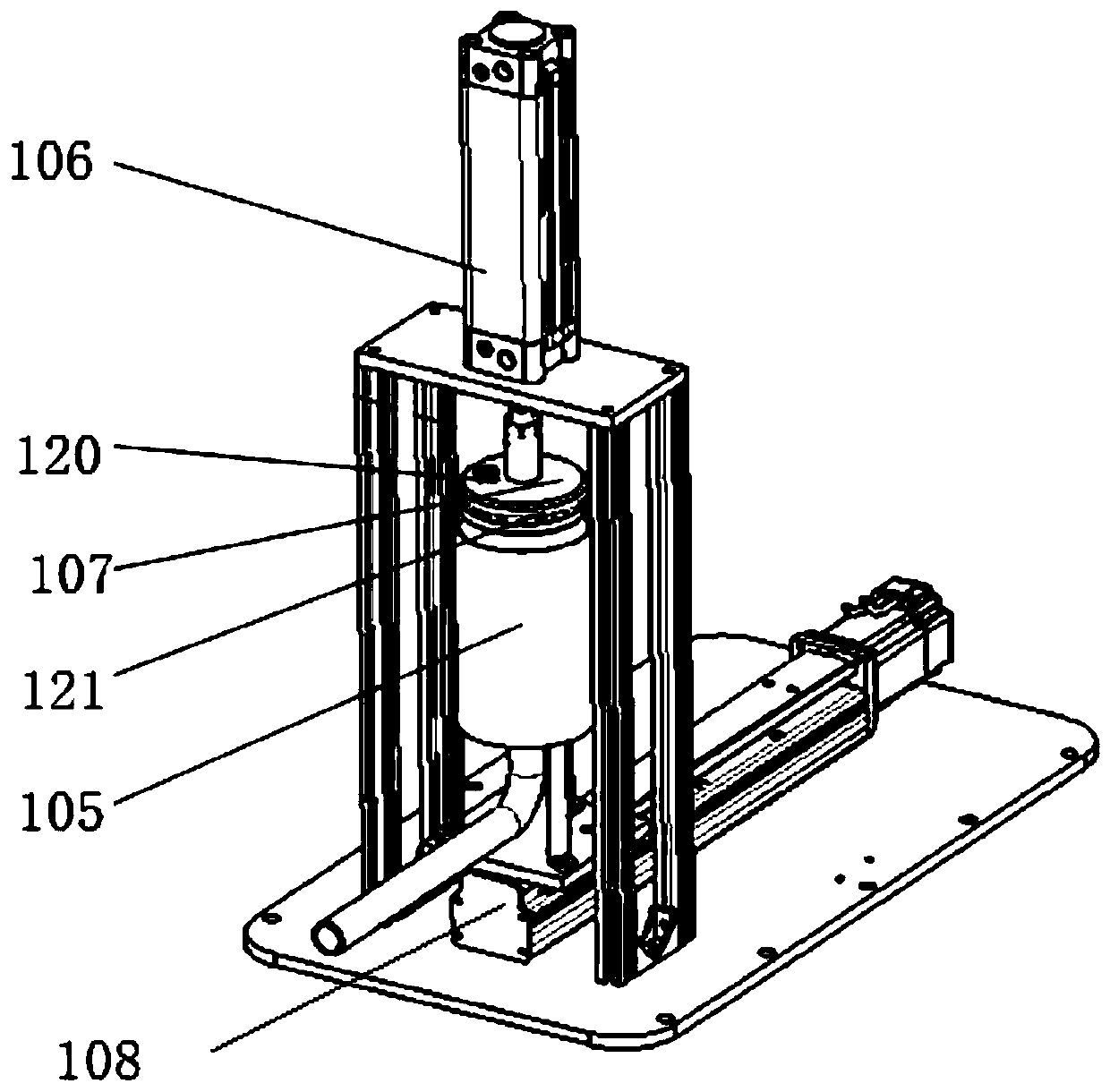 Automatic measuring and gluing system