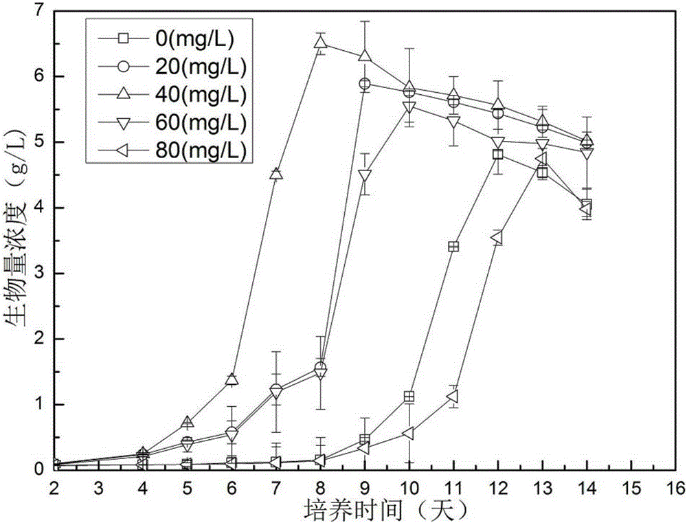 Method for improving oil content of oil-producing microalgae based on fulvic acid