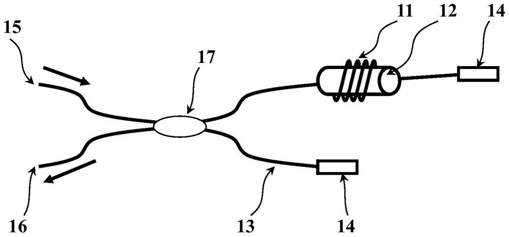 Sensor suitable for long-distance submarine pipeline leakage monitoring and monitoring method thereof