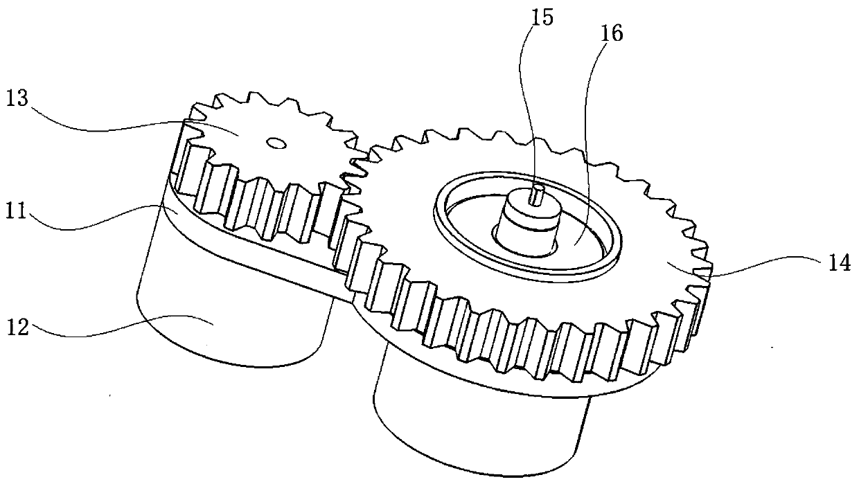 Magnetic attraction rotating assembly for adjusting angle of light beam and spotlight using magnetic attraction rotating assembly