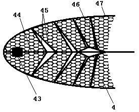 Stable overhanging type double-layer space intelligent cantilever structure system