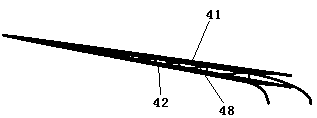 Stable overhanging type double-layer space intelligent cantilever structure system