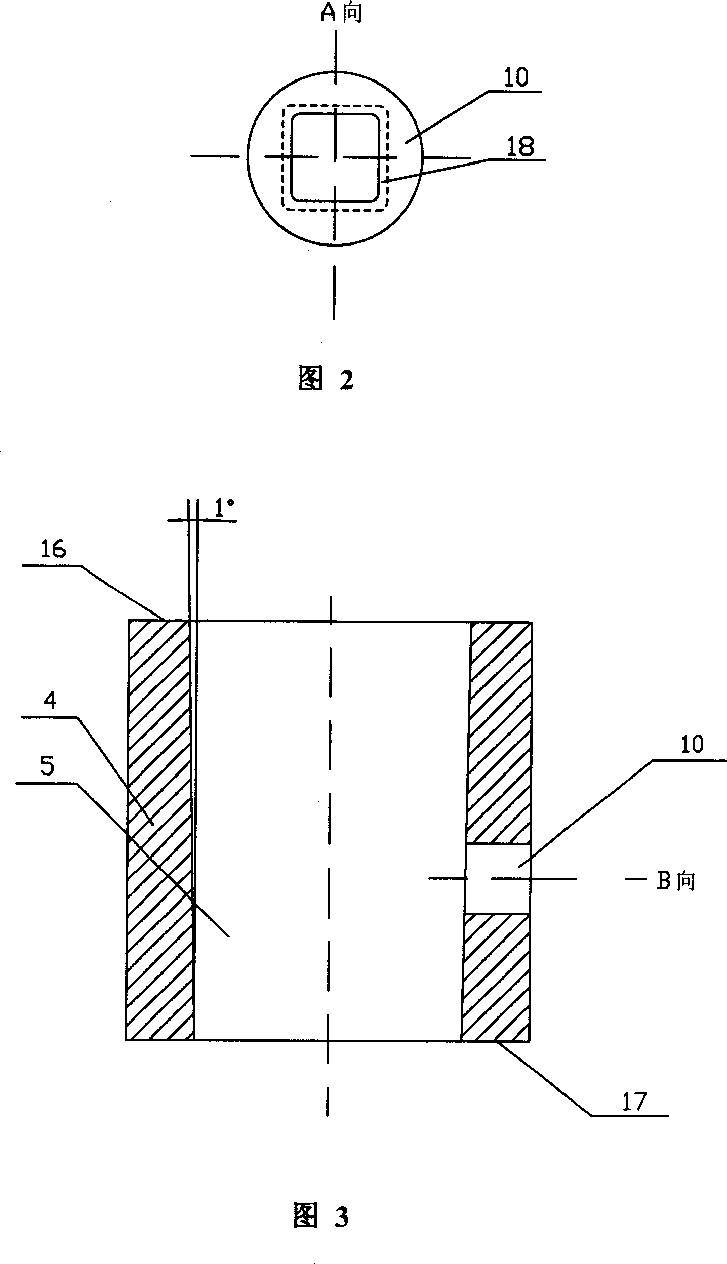 L-shaped extrusion device for producing ultra-fine crystal block body material