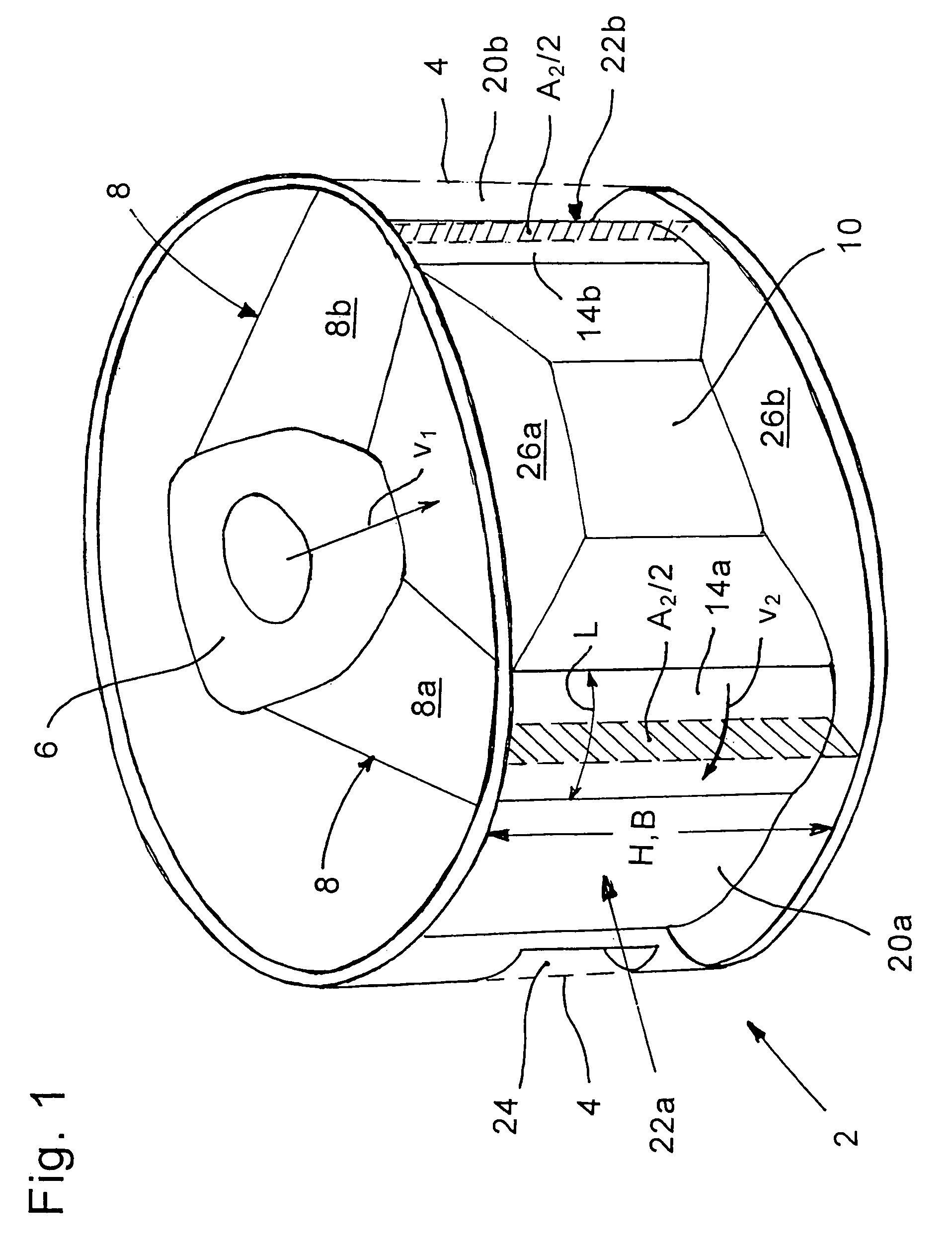 Hydraulic radial bearing