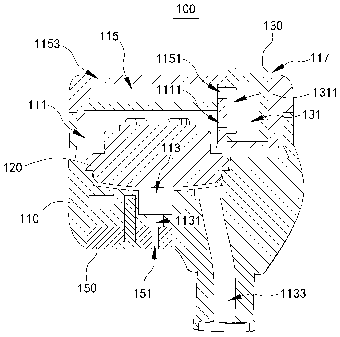 Multistage tuning earphone and audio-visual equipment