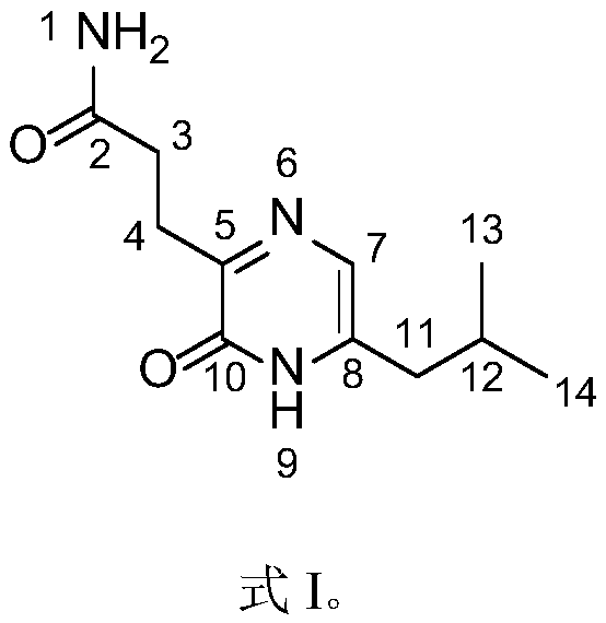 Method for separating and extracting new compound LW-1 from secondary metabolites of aspergillus terreus