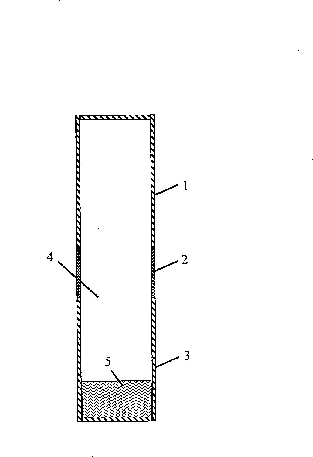 Modified type unidirectional gravity force hot pipe