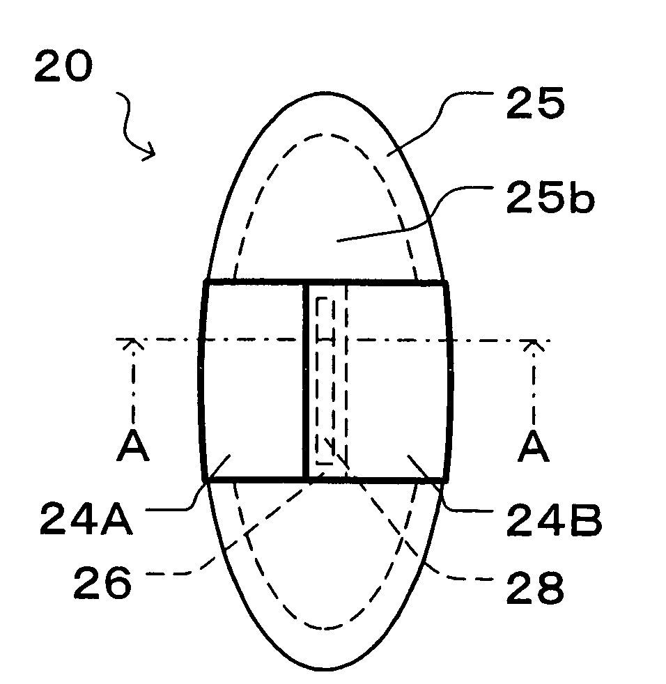 Interlabial pad