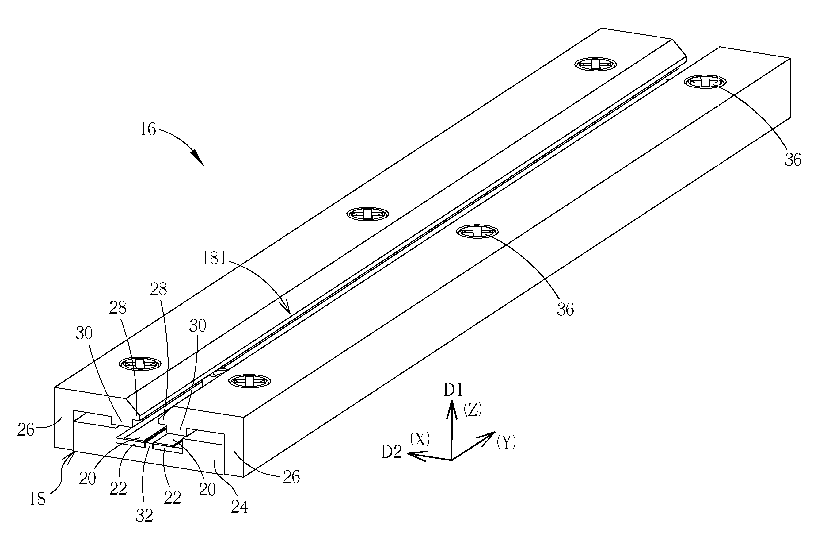 Light bar structure and light source device