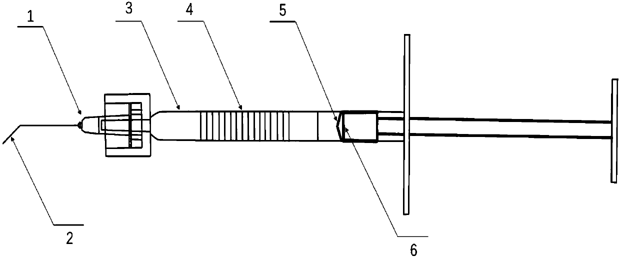 Thermo-sensitive chitosan special hydrogel syringe for lacrimal injection