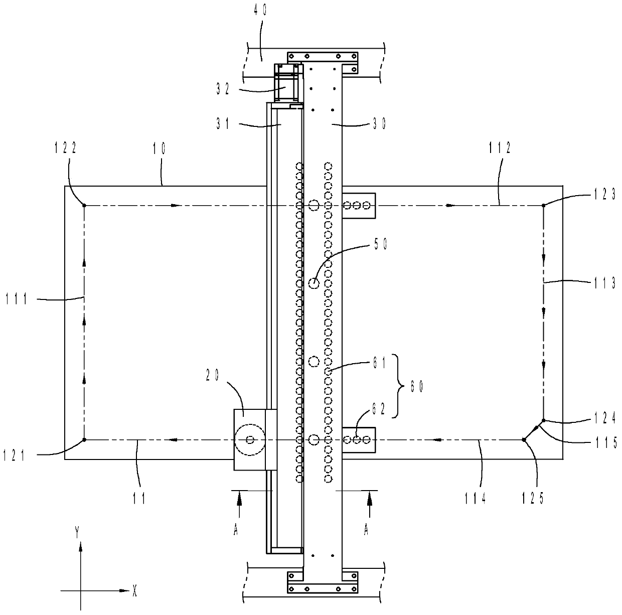 Glue detection method and device