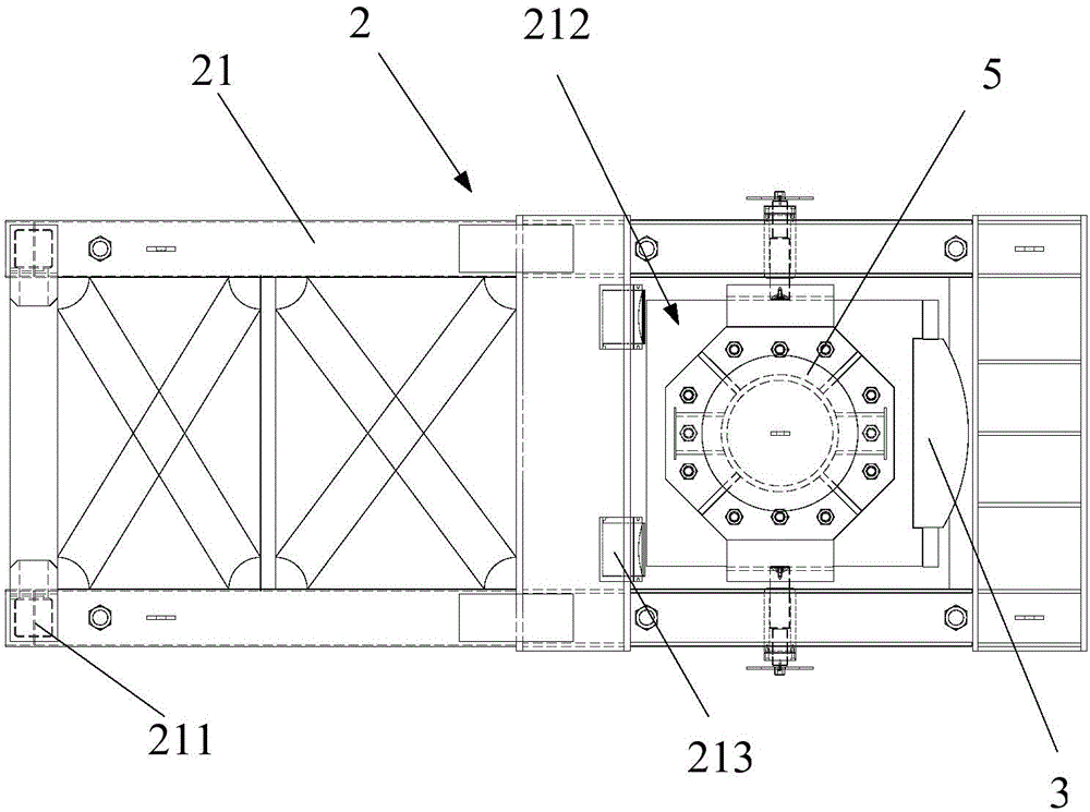 Immersed tube section separating device for seabed immersed tunnel