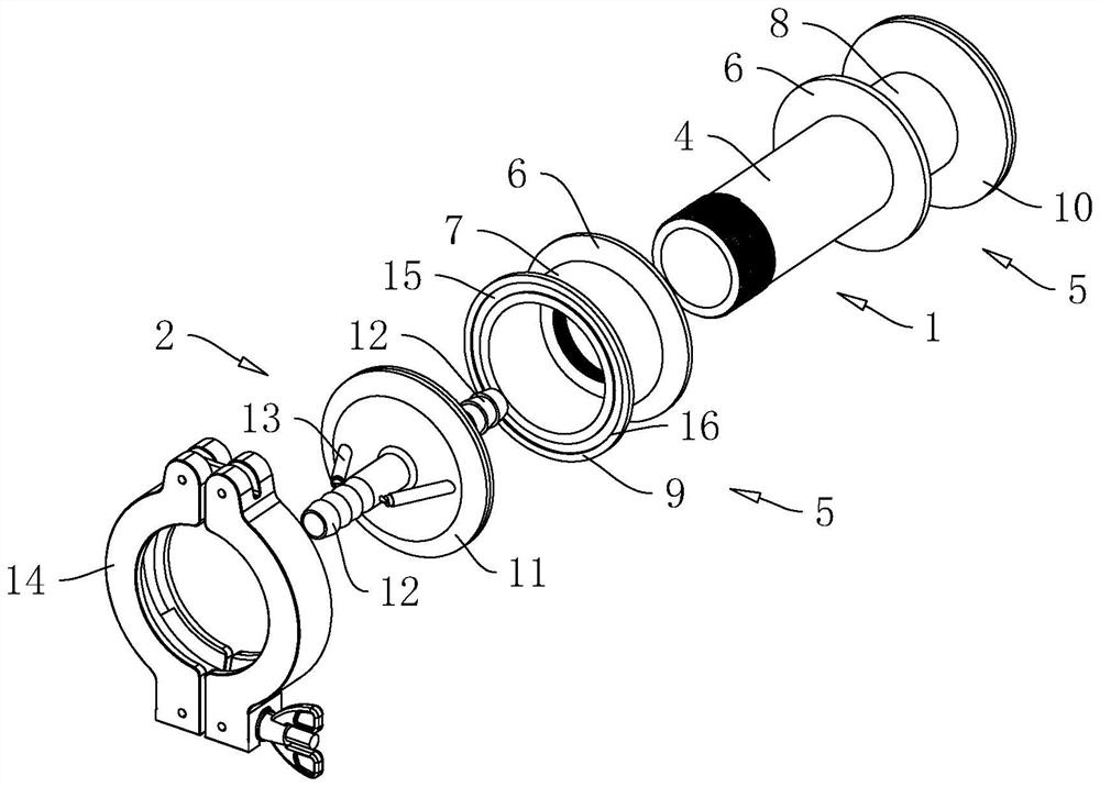 Clean area cross-grade low-pollution communication device