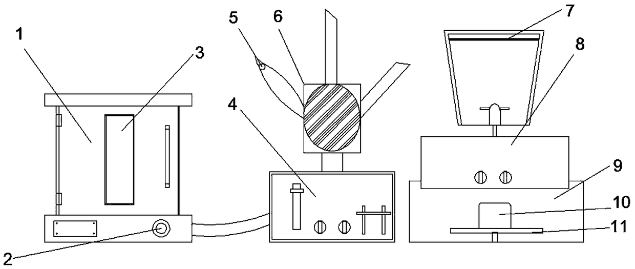 Extraction device for nutrient components of Chinese herbaceous peony seed oil