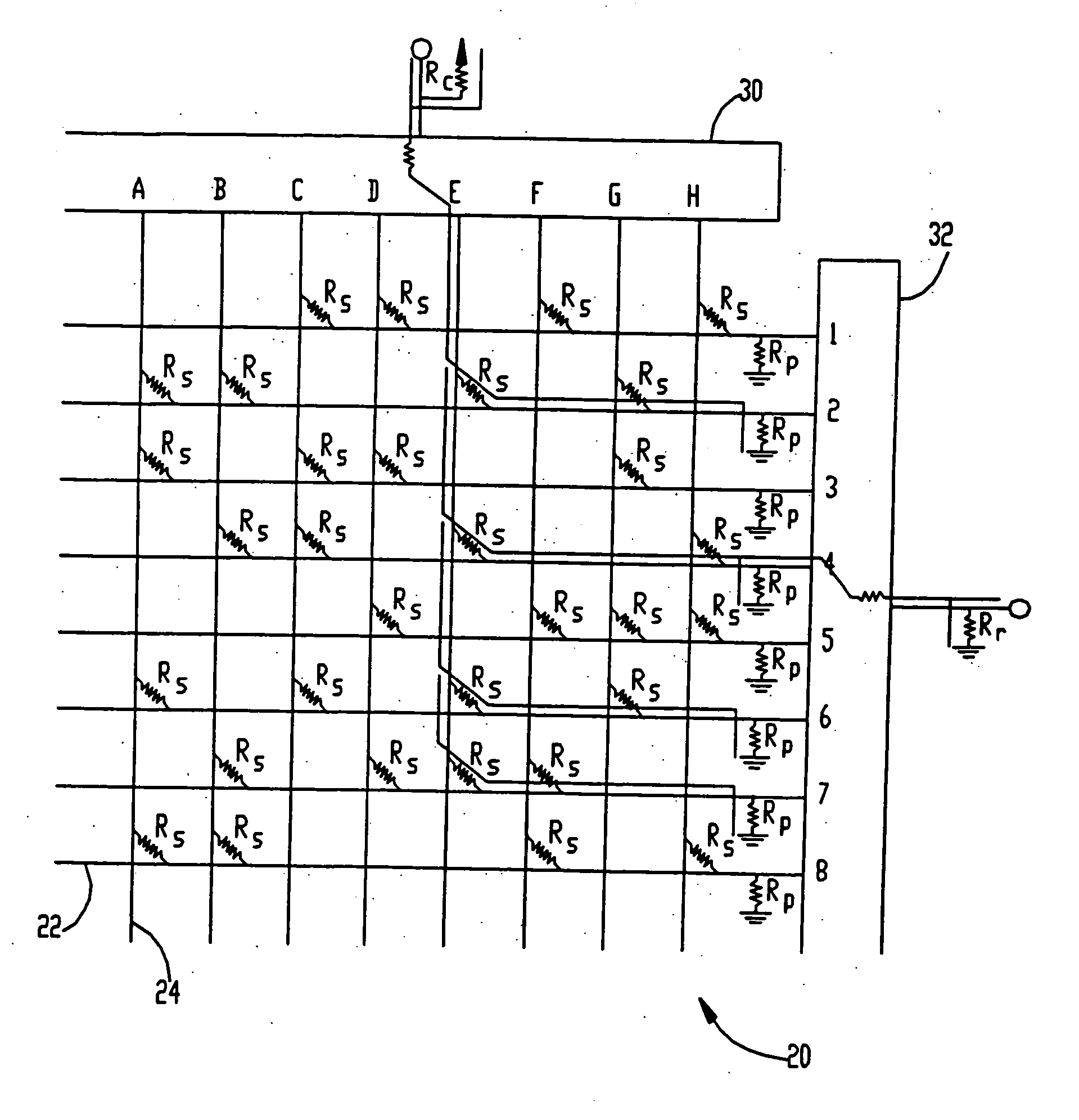 Fingerprint sensors using membrane switch arrays