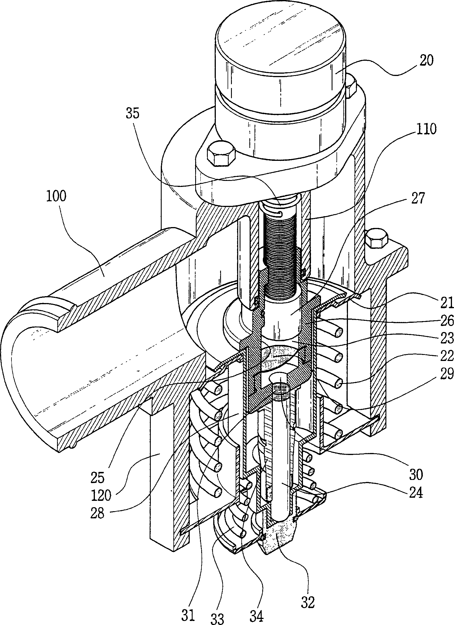 Adjustable electronic thermostatic valve